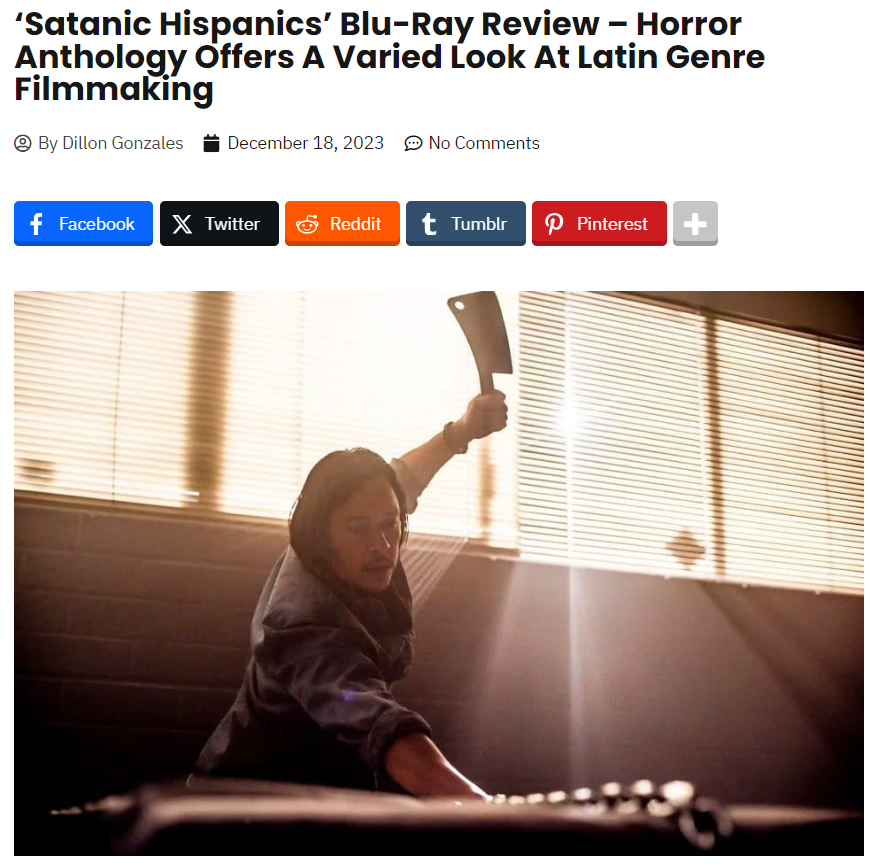 ‘Satanic Hispanics’ Blu-Ray Review – Horror Anthology Offers A Varied Look At Latin Genre Filmmaking